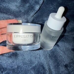 White Moisturizer and Serum Set